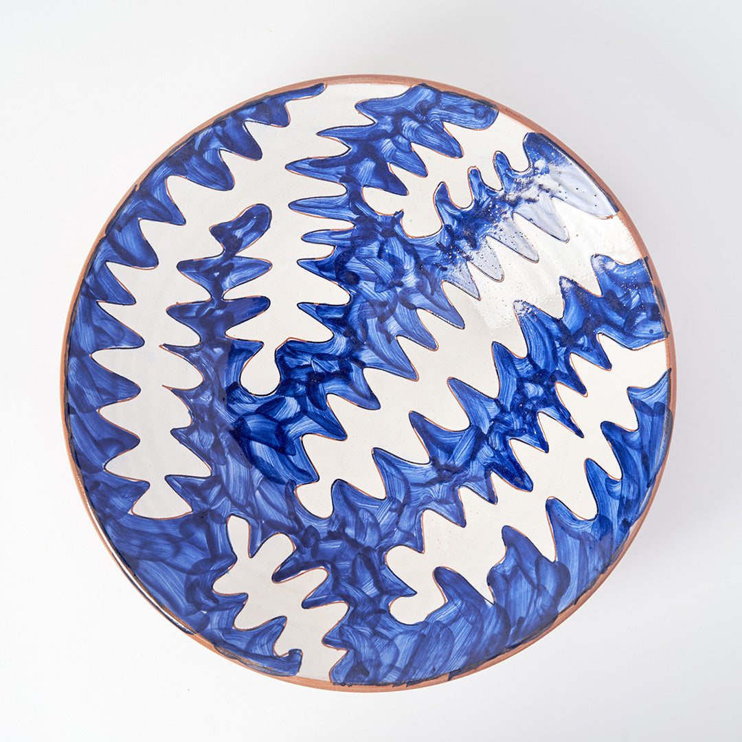 Blue Coral Salad bowl - Egyptian Ceramics