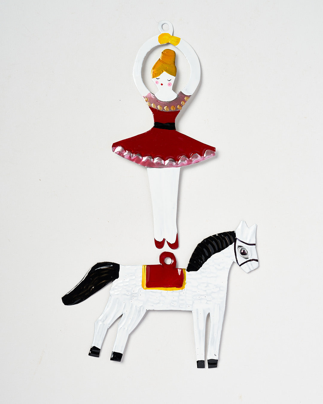 Handmade Tin Decoration - Friendly Showman