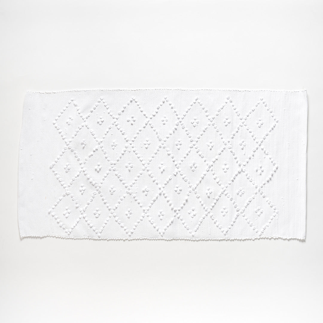 Cotton Bath Mat - White, Standard Size