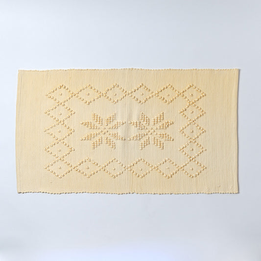 Cotton Bath Mat - Pale Yellow, Standard Size