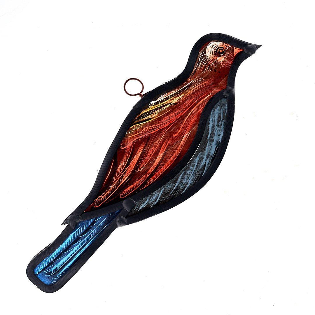 Spring Bird Series - Stained Glass Bird 13