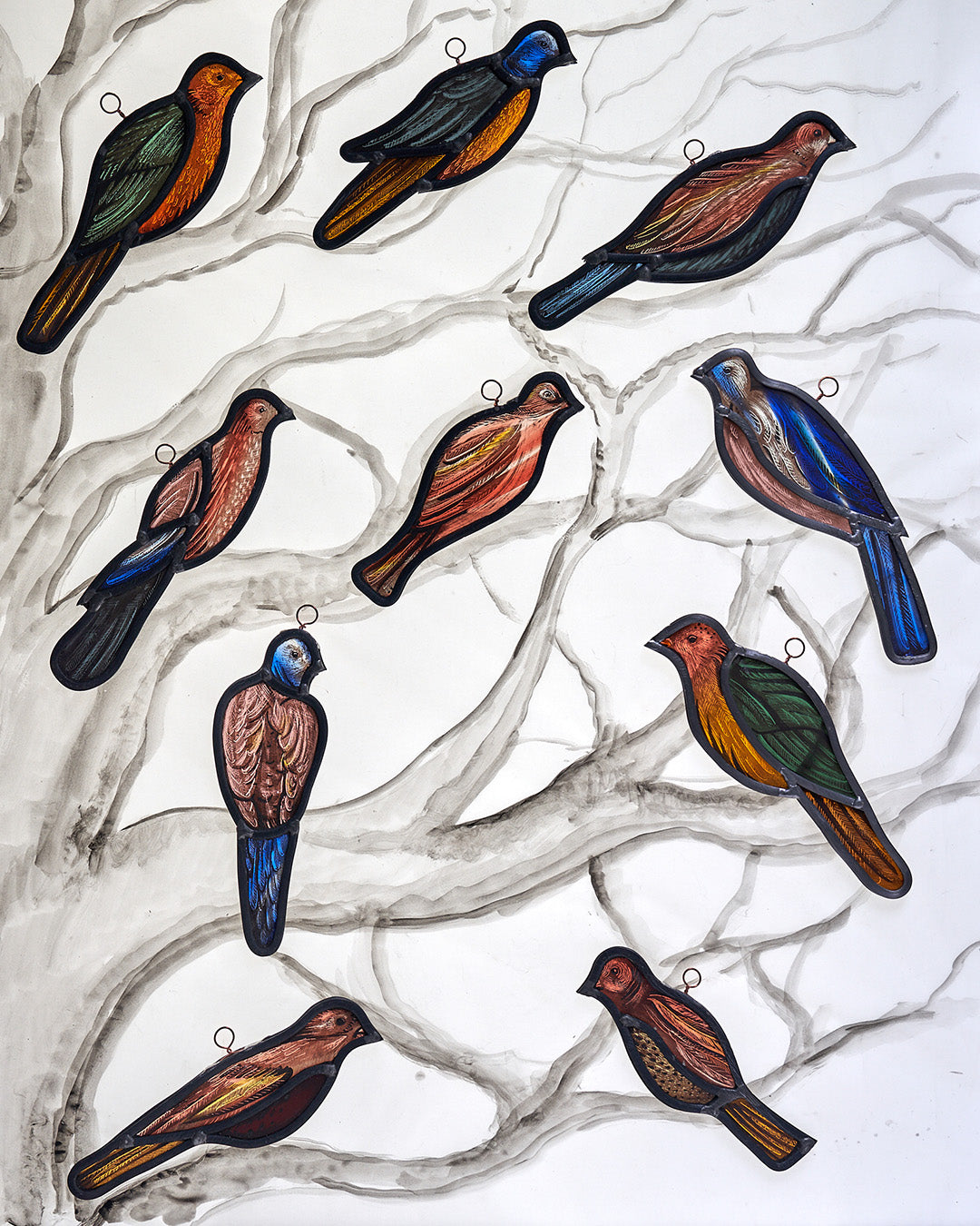 Spring Bird Series - Stained Glass Bird 2