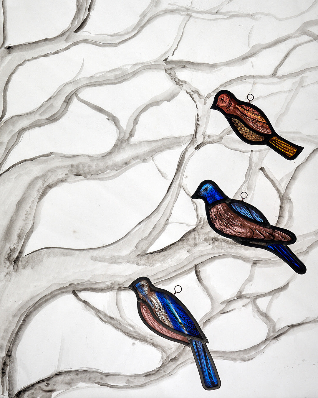 Spring Bird Series - Stained Glass Bird 2