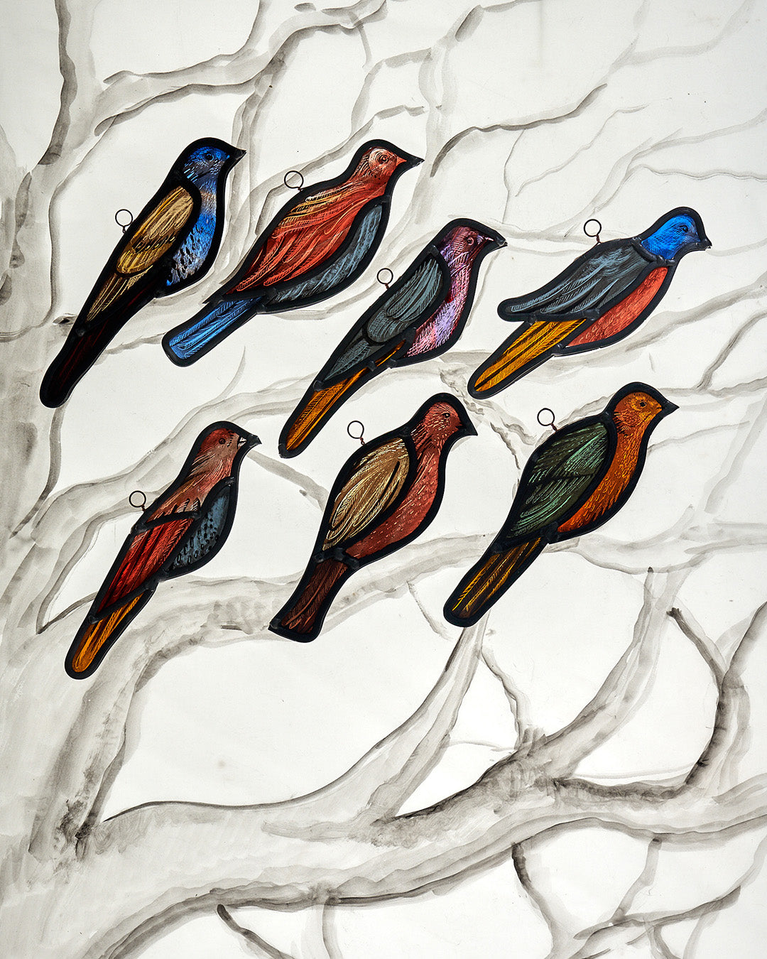 Spring Bird Series - Stained Glass Bird 2