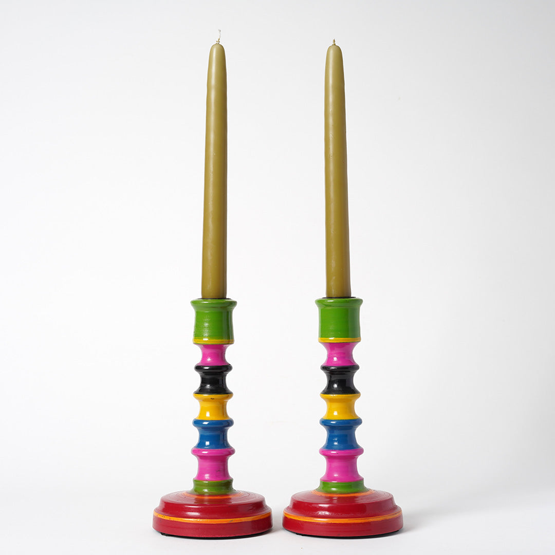 Colour block Candlestick - Multicolour