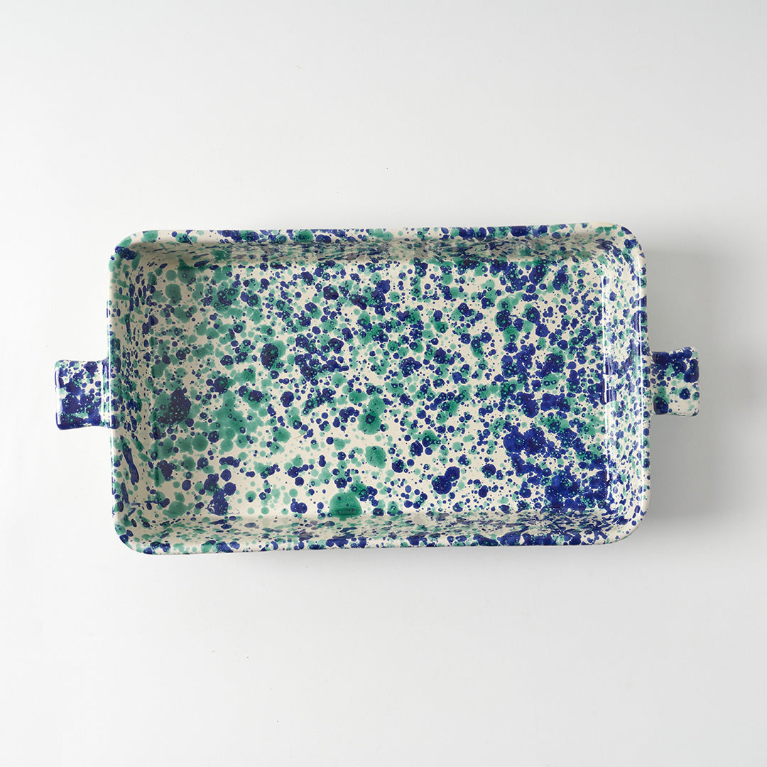 Medium Rectangular Oven Dish with handles - 3 Colourways