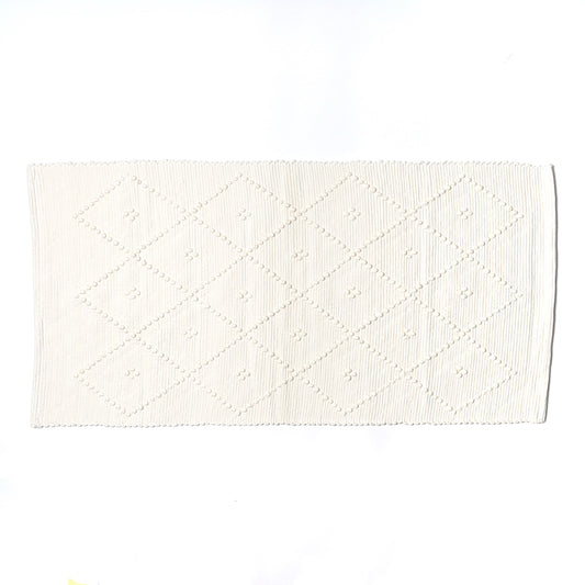 Cotton Bath Mat - Cream, Standard Size