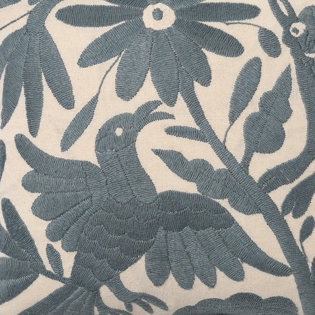 Slate Grey Otomi Cushion - 30cmx40cm