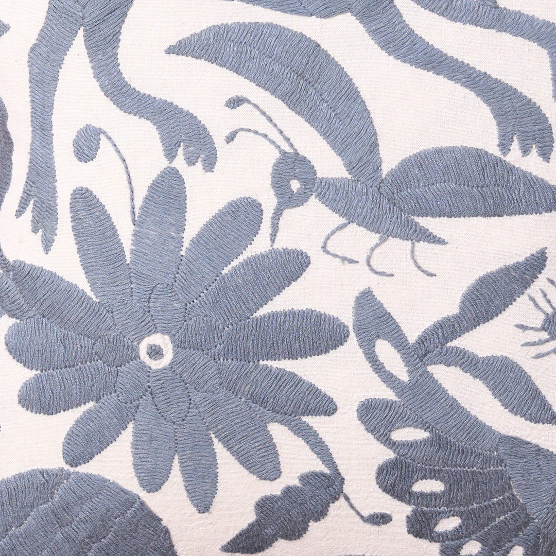 SECONDS Slate Grey Otomi Cushion - 45cmx45cm