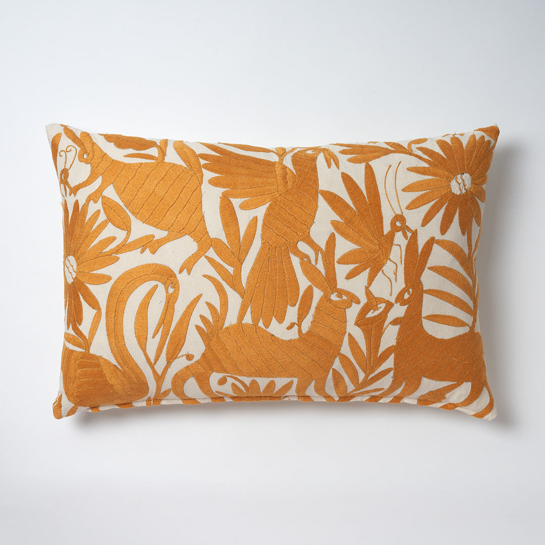 Pale Gold Otomi Cushion - 60cmx40cm