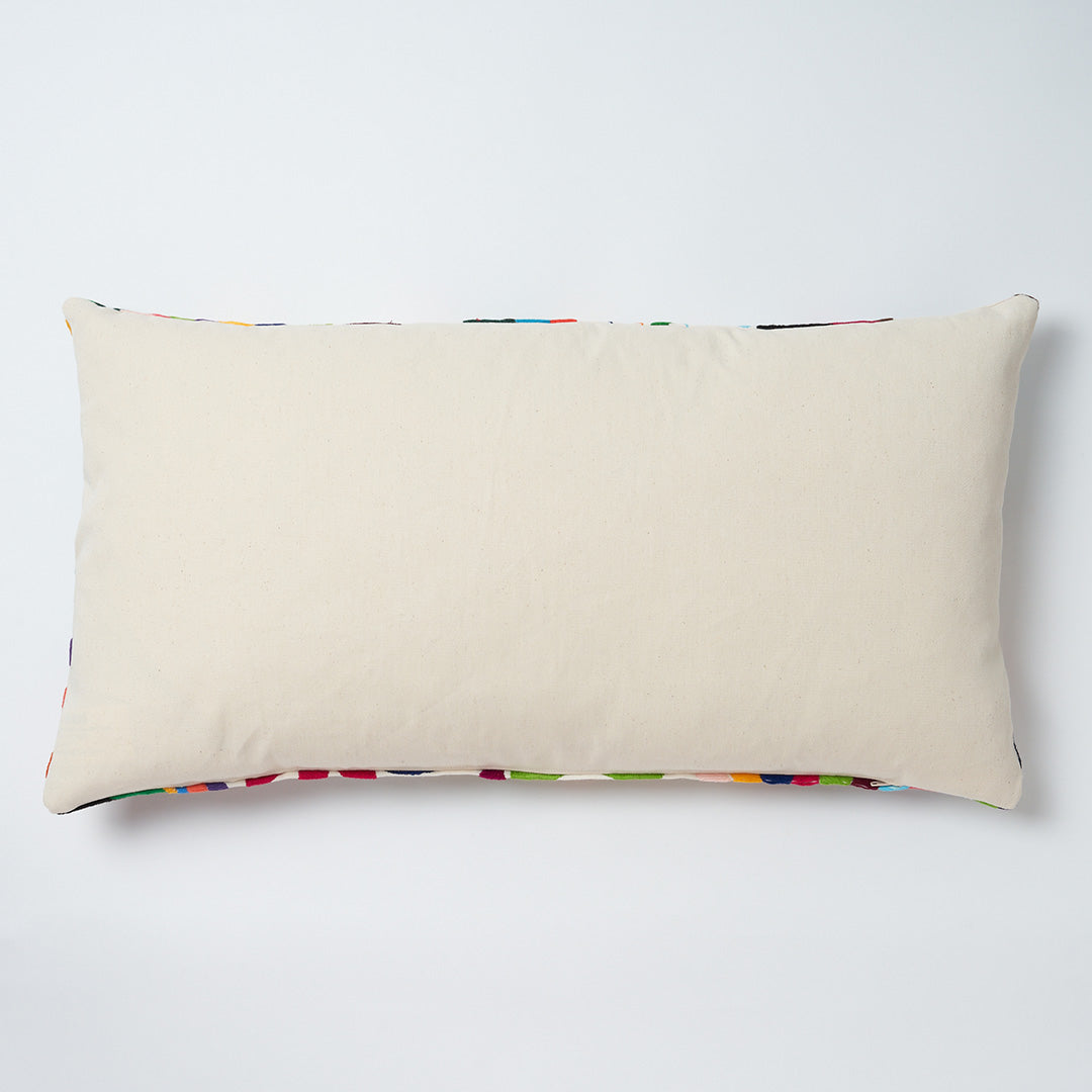 Multicoloured Otomi Cushion - 70cmx35cm