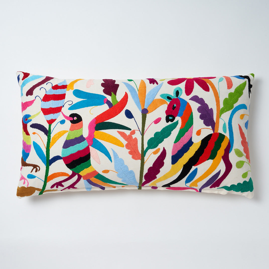 Multicoloured Otomi Cushion - 70cmx35cm
