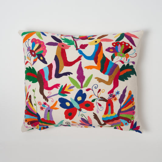 SECONDS Multicoloured Otomi Cushion - 40cmx50cm