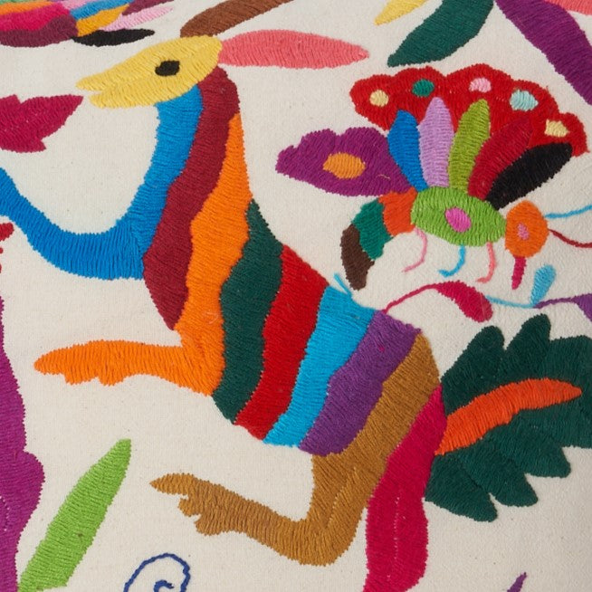 SECONDS Multicoloured Otomi Cushion - 40cmx50cm