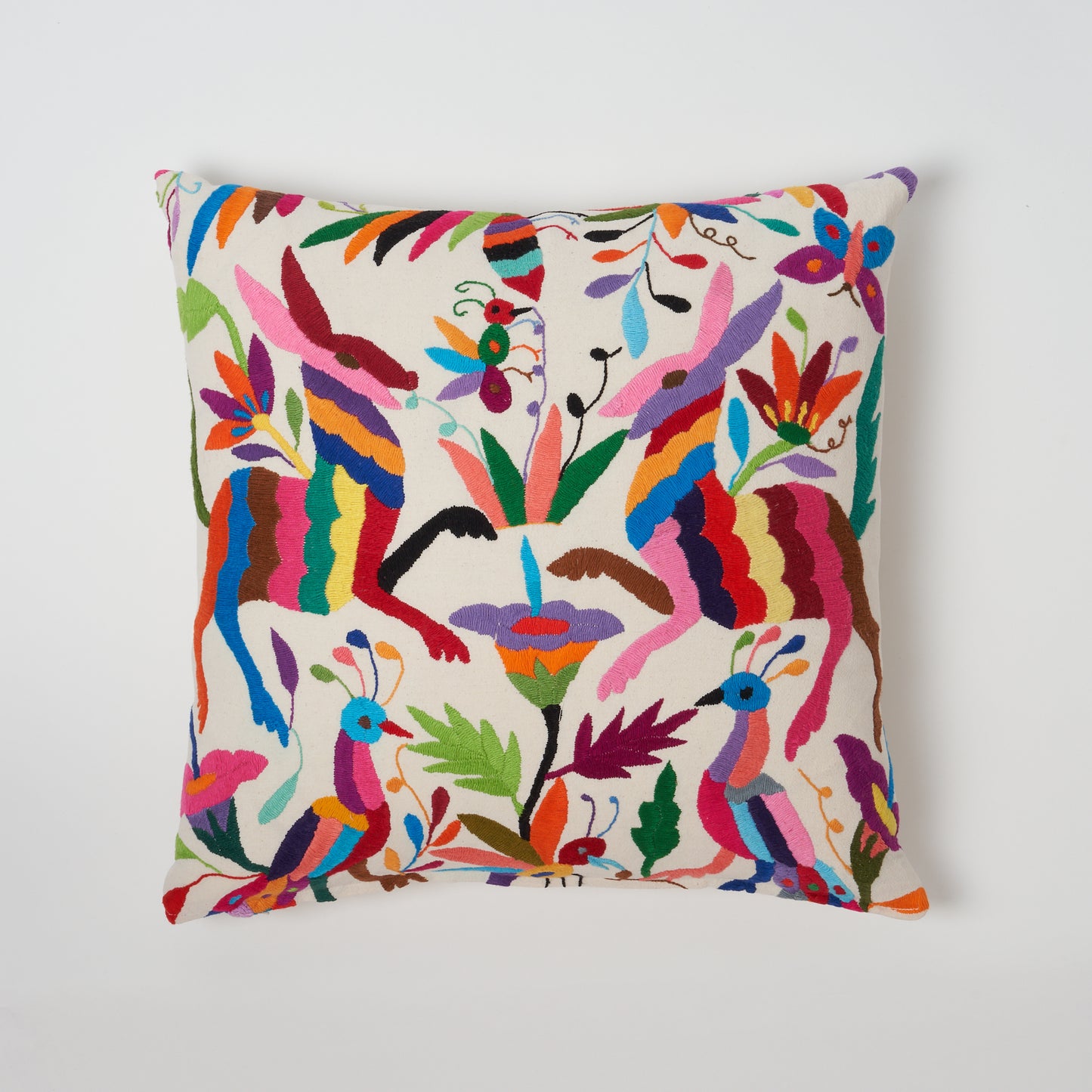 SECONDS Multicoloured Otomi Cushion - 45cmx45cm