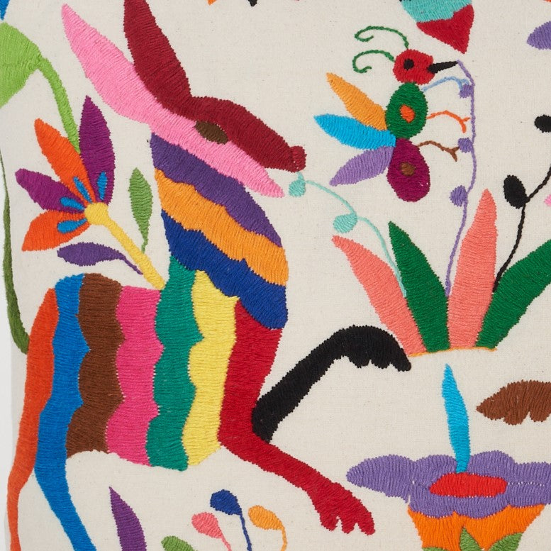 SECONDS Multicoloured Otomi Cushion - 45cmx45cm