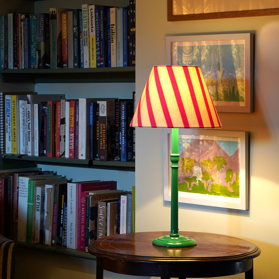 Handwoven Empire Lampshade , Fine Stripe- 2 Sizes