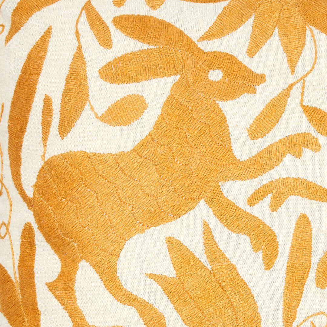 Pale Gold Otomi Cushion - 40cmx40cm