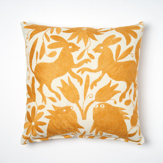 Pale Gold Otomi Cushion - 40cmx40cm