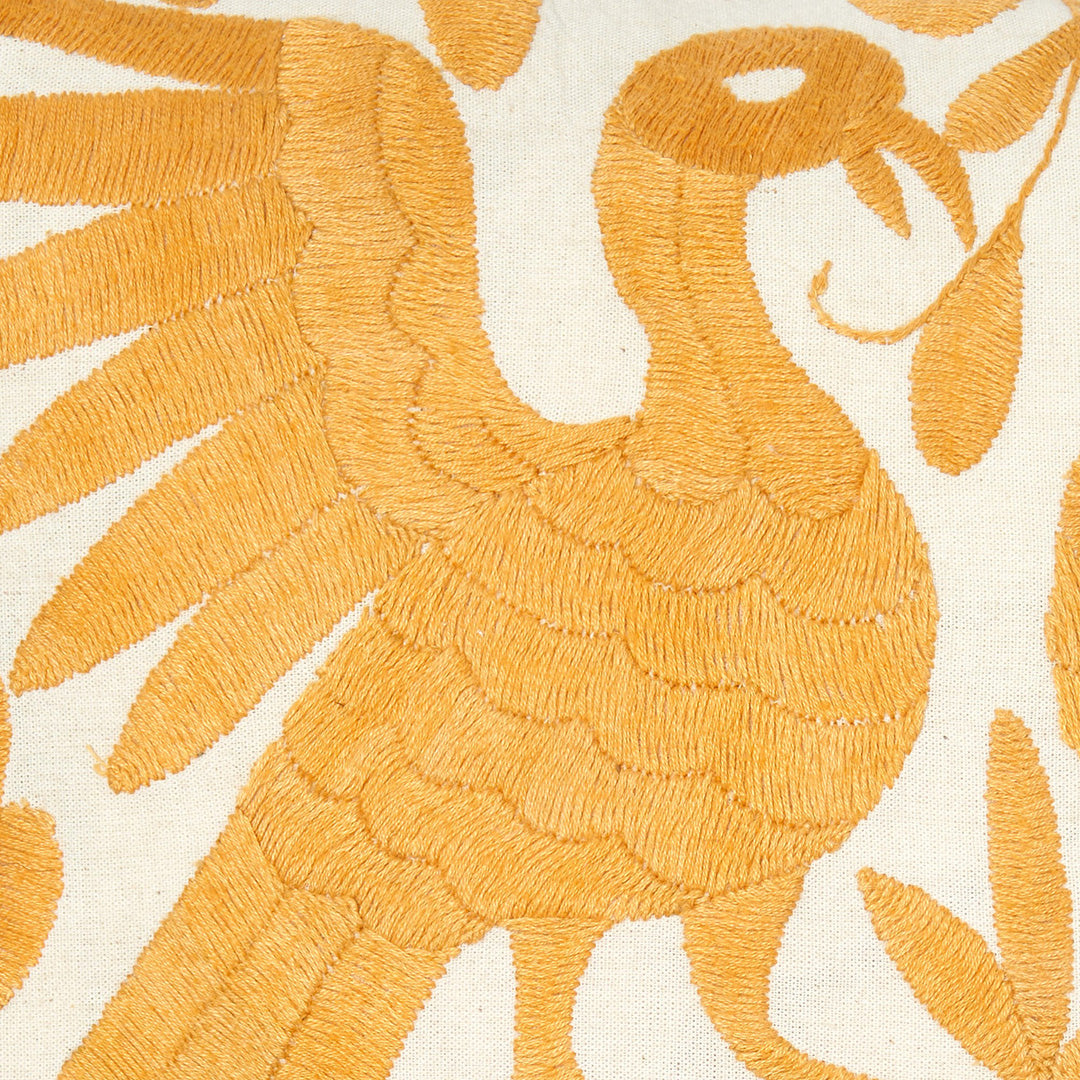 Pale Gold Otomi Cushion - 40cmx40cm