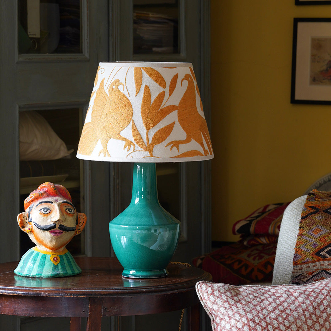 Multicoloured Otomi Retro Lampshade - 30cm diameter