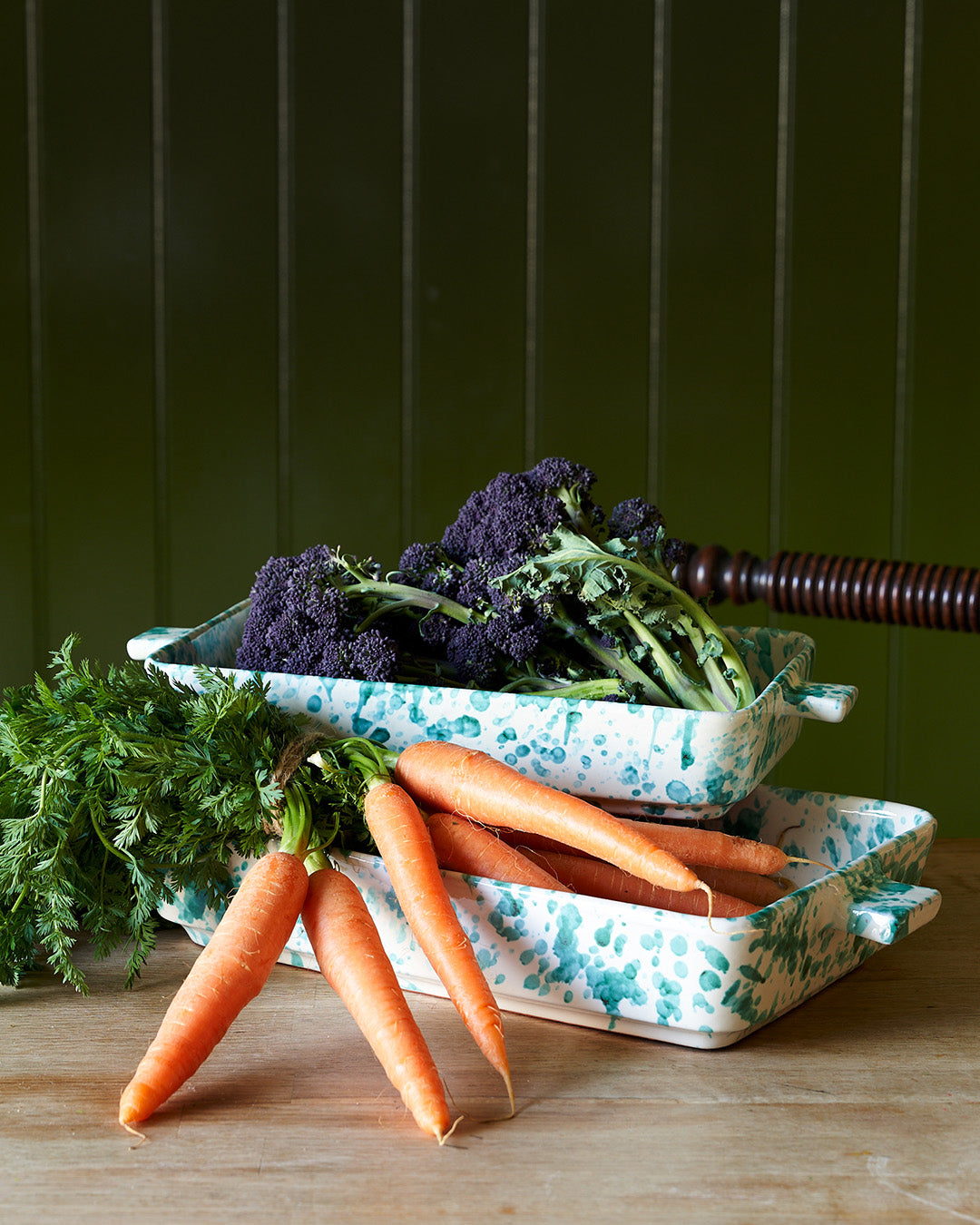Medium Rectangular Oven Dish with handles - 3 Colourways