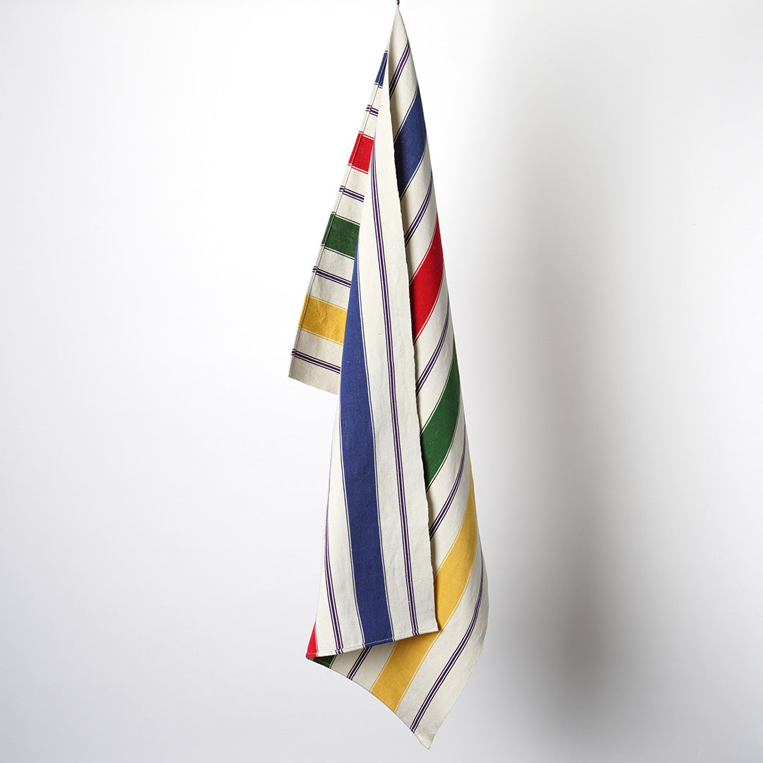 Primary Stripes Hand Towel
