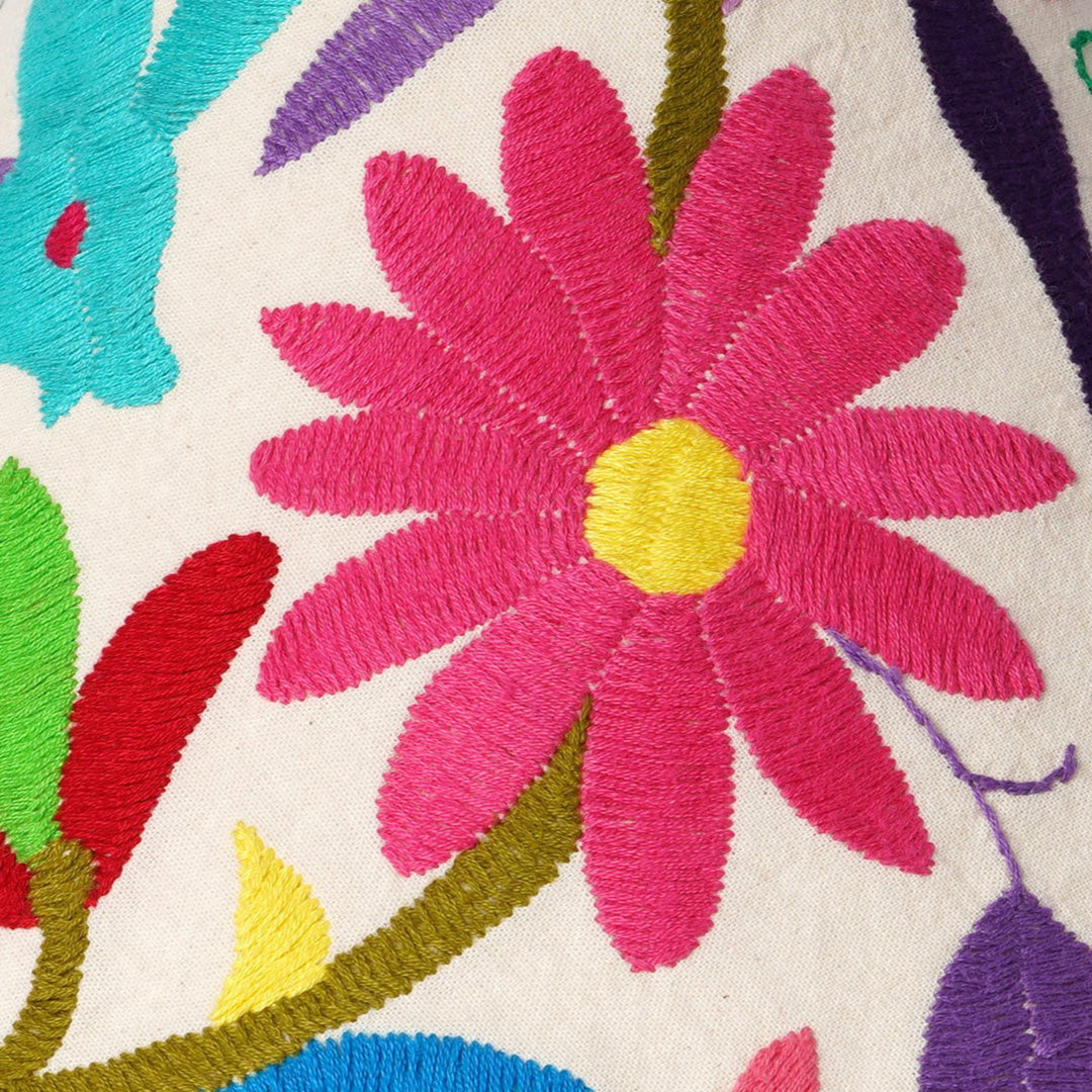 Multicoloured Otomi Coolie Lampshade - 31cm diameter