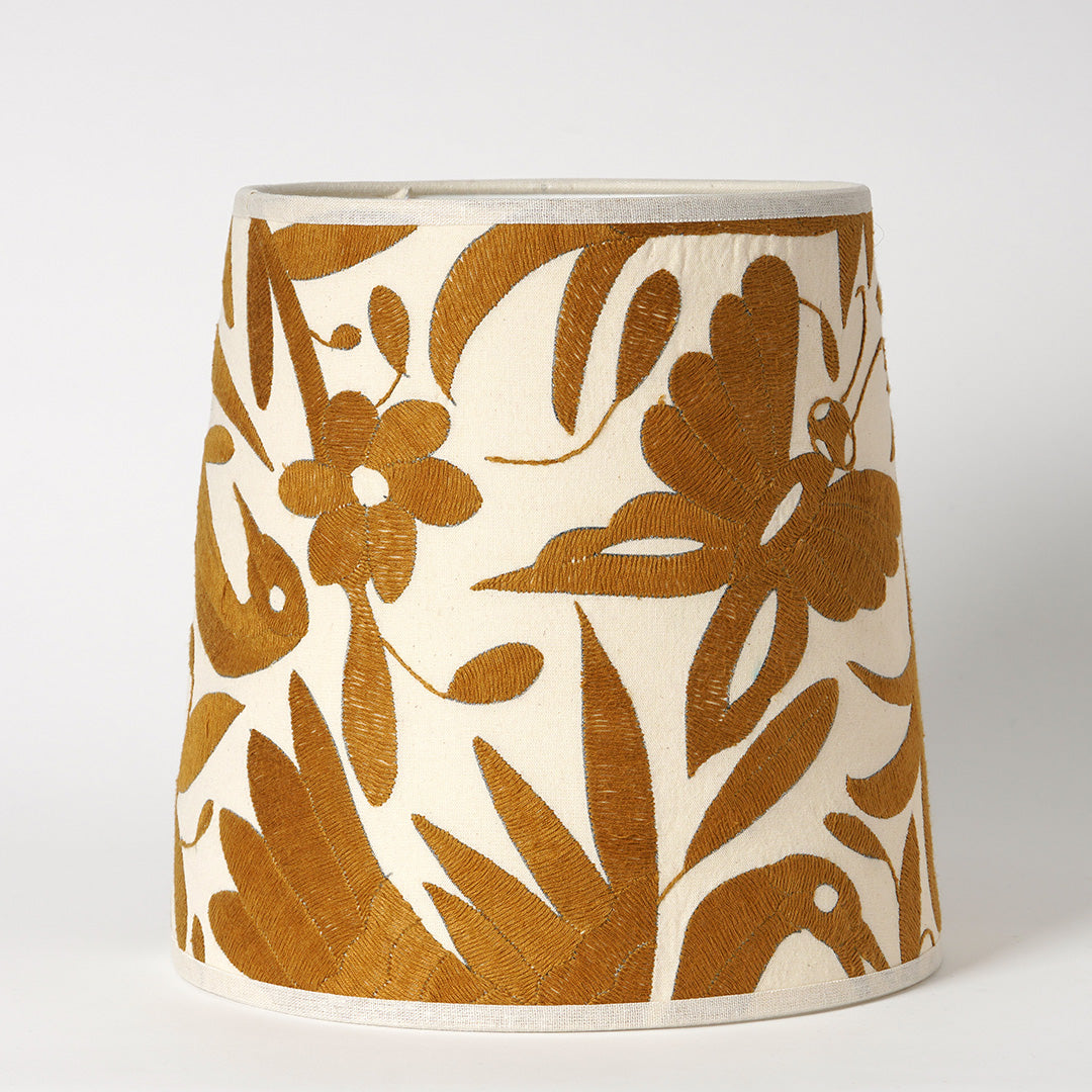 Gold Otomi Pilgrim Lampshade - 25cm diameter