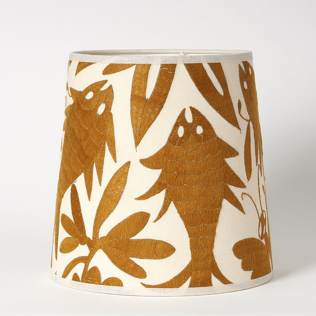 Gold Otomi Pilgrim Lampshade - 25cm diameter