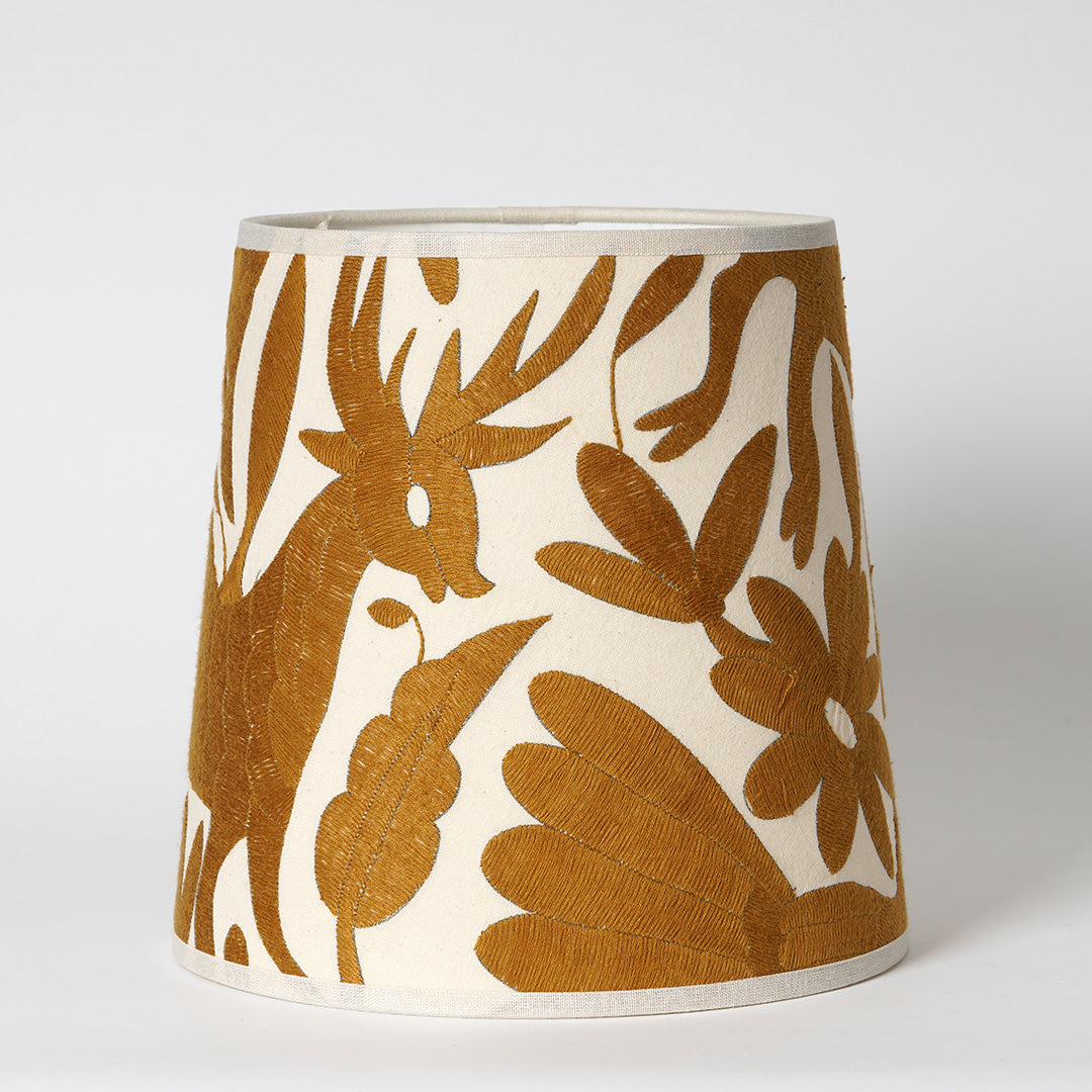 Gold Otomi Pilgrim Lampshade - 25cm diameter