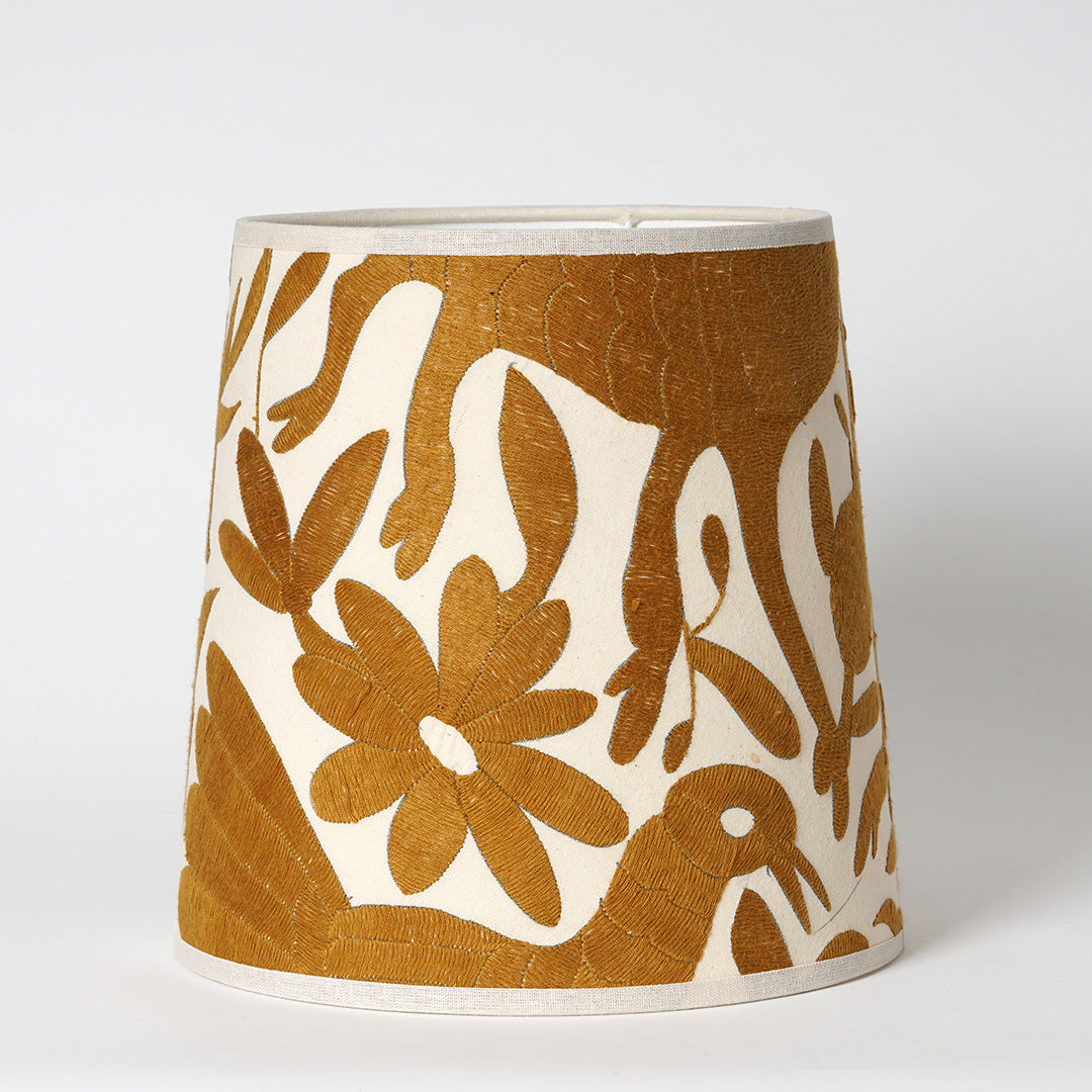 Gold Otomi Pilgrim Lampshade - 25cm diameter