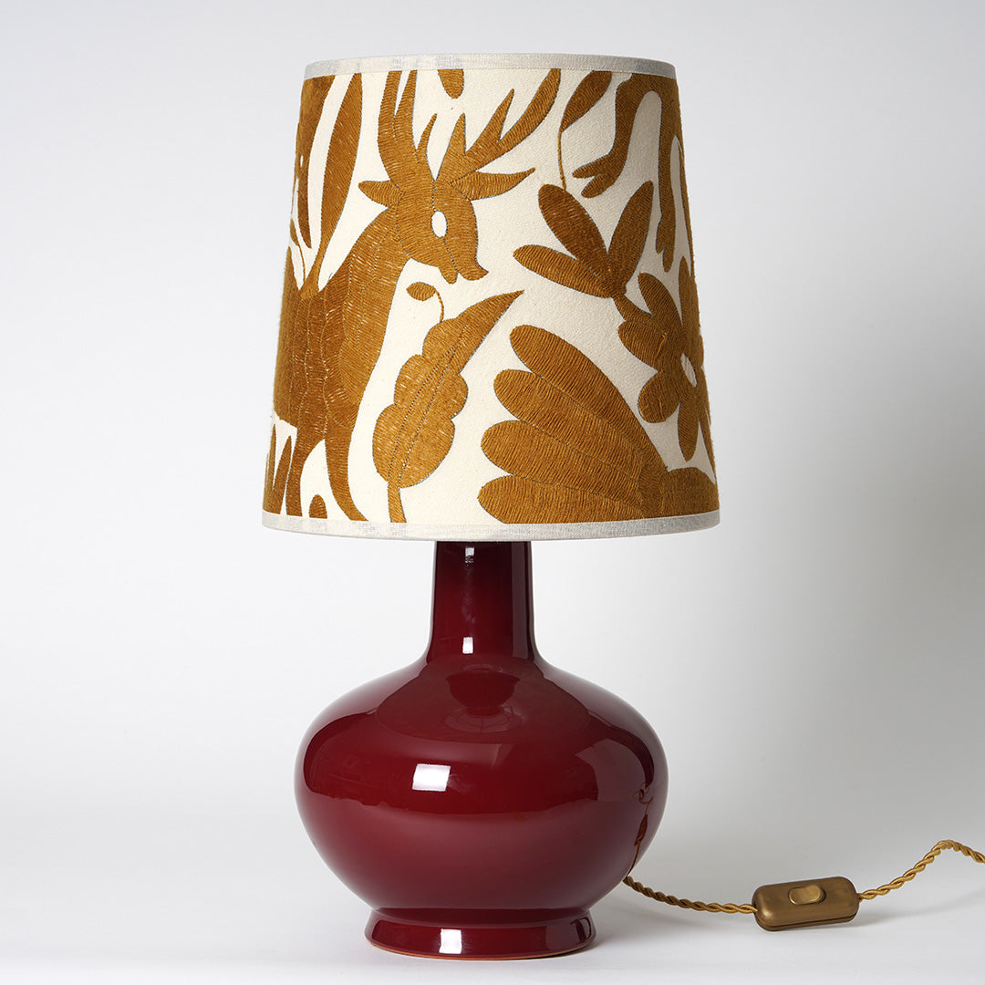 Gold Otomi Pilgrim Lampshade - 25cm diameter