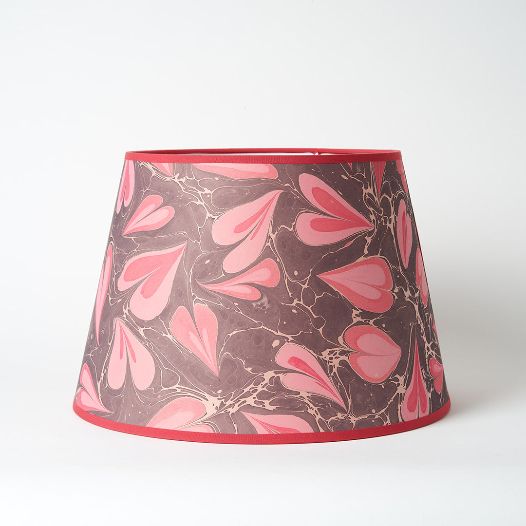 Marbled Paper Lampshade, LOVE - 3 Sizes