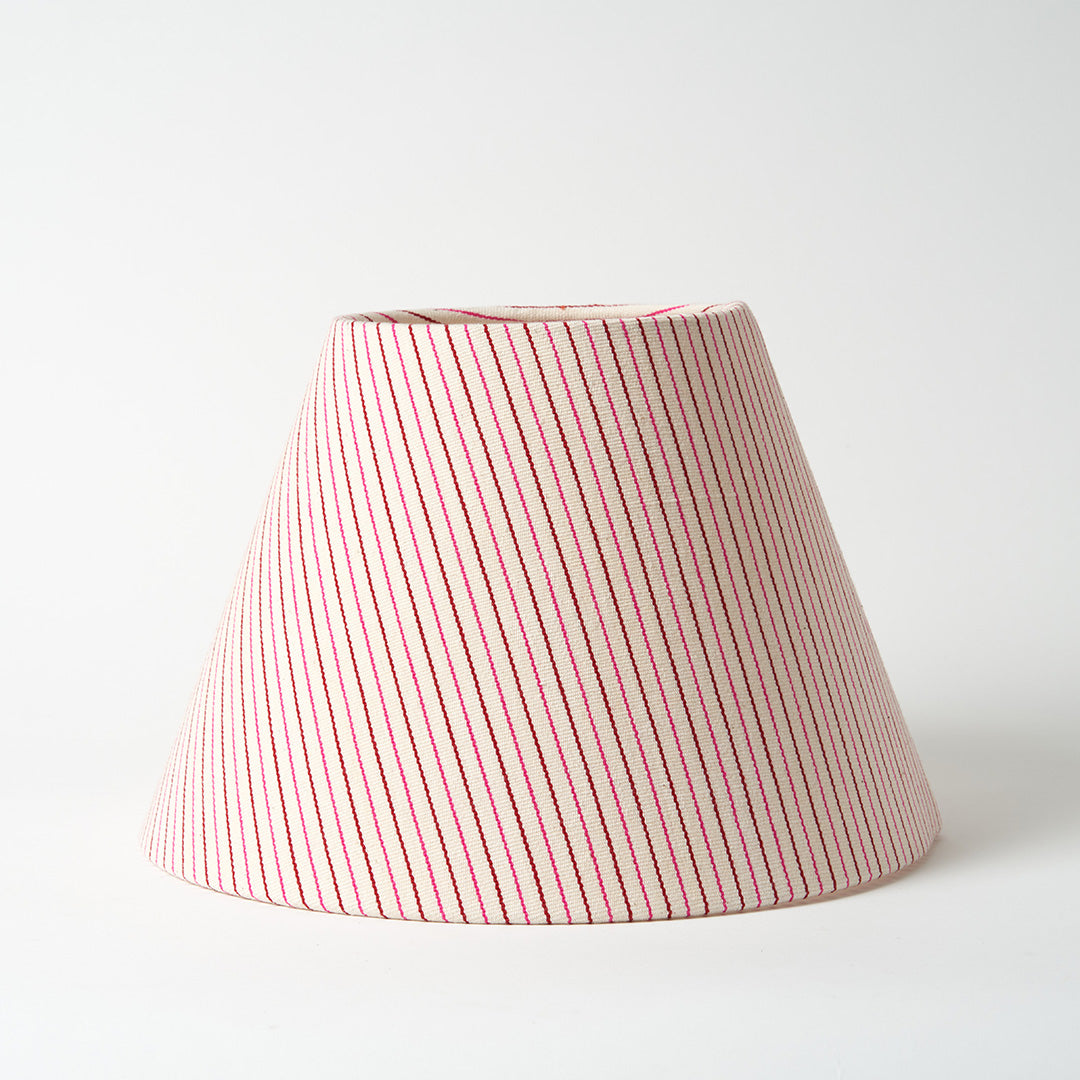 Handwoven Empire Lampshade , Fine Stripe- 2 Sizes