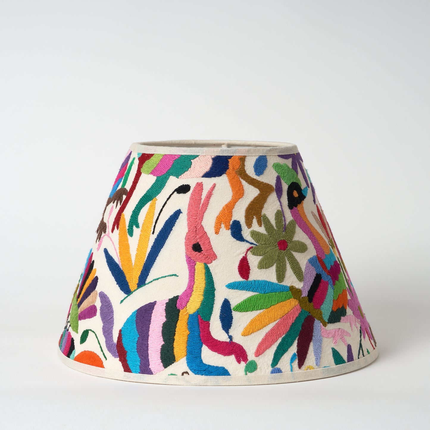Multicoloured Otomi Empire Lampshade - 30cm diameter