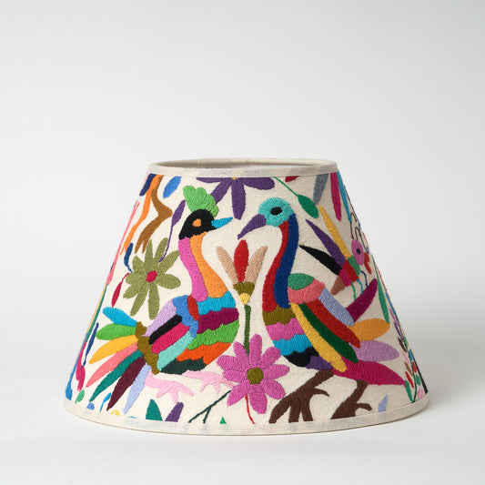 Multicoloured Otomi Empire Lampshade - 30cm diameter