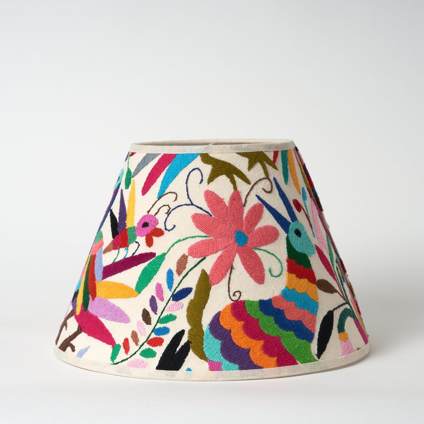 Multicoloured Otomi Empire Lampshade - 30cm diameter