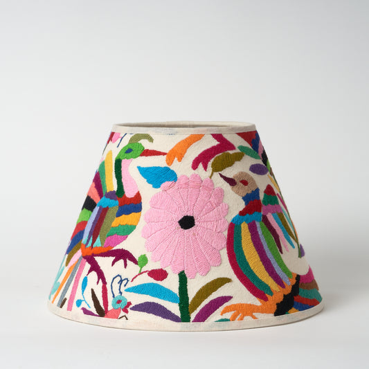 Multicoloured Otomi Empire Lampshade - 30cm diameter