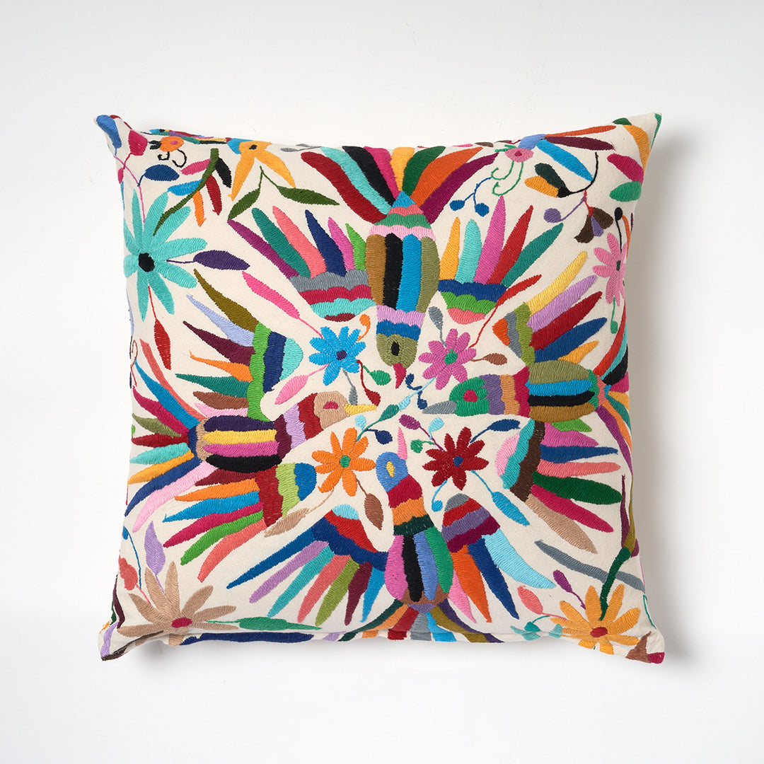 Multicoloured Otomi Cushion - 45cmx45cm