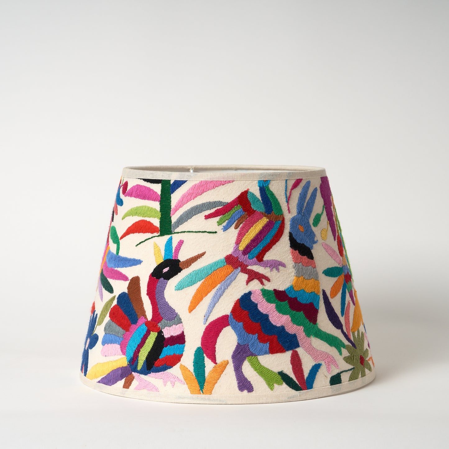 Multicoloured Otomi Retro Lampshade - 30cm diameter