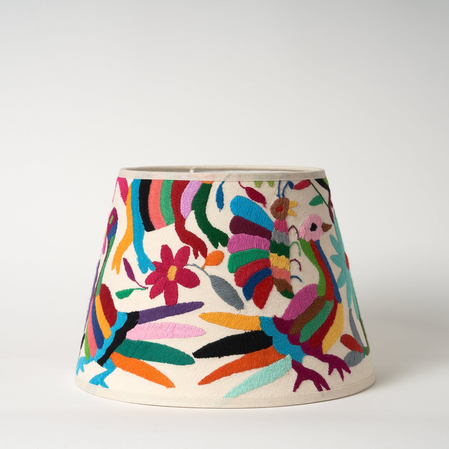 Multicoloured Otomi Retro Lampshade - 30cm diameter