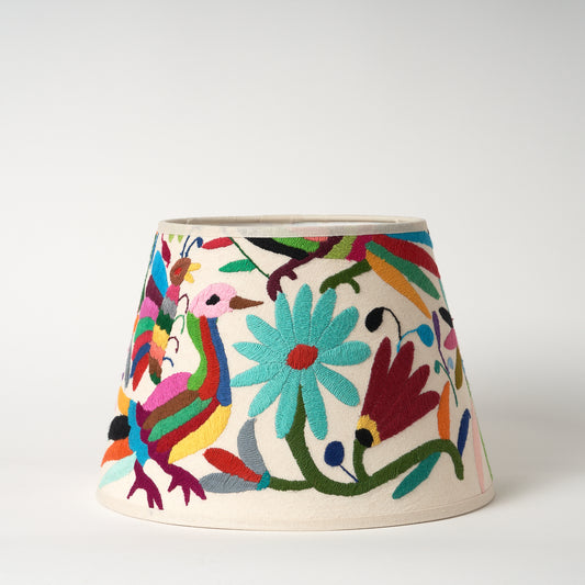 Multicoloured Otomi Retro Lampshade - 30cm diameter