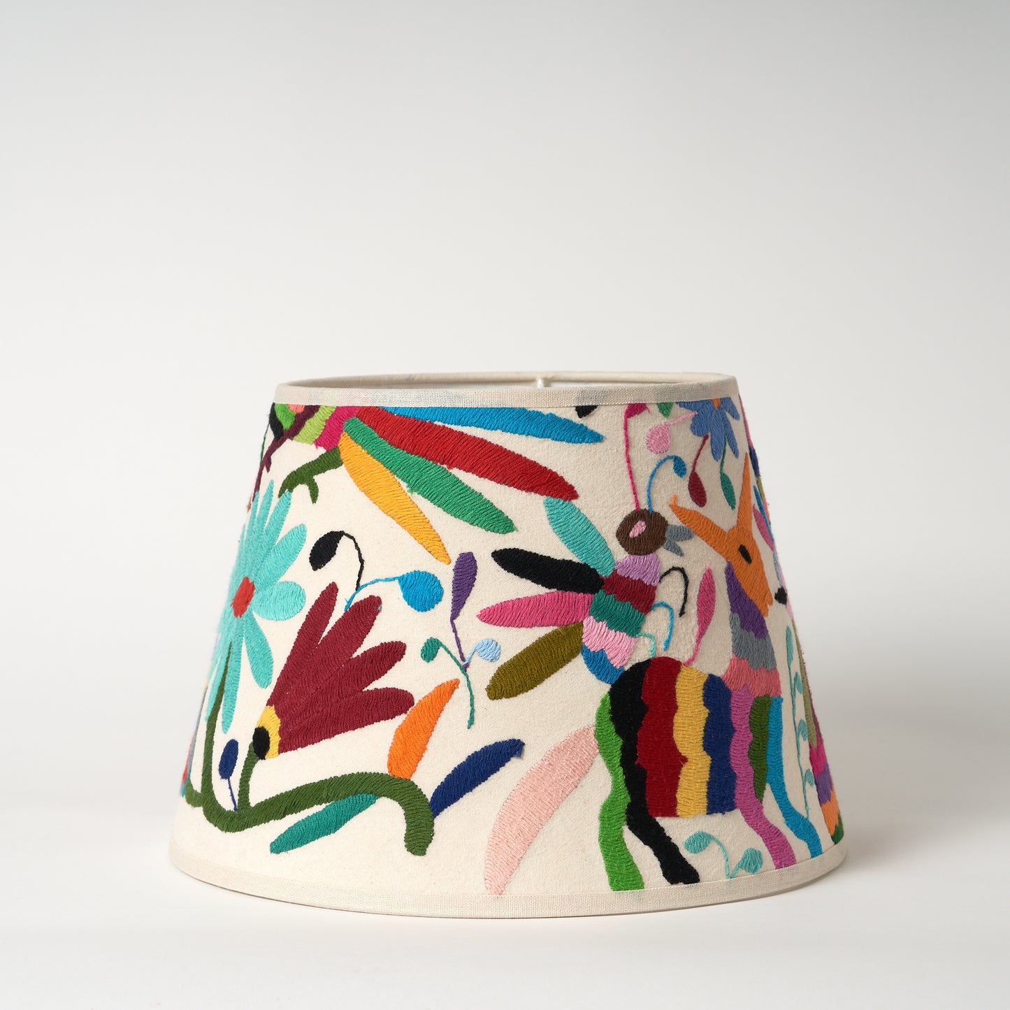 Multicoloured Otomi Retro Lampshade - 30cm diameter