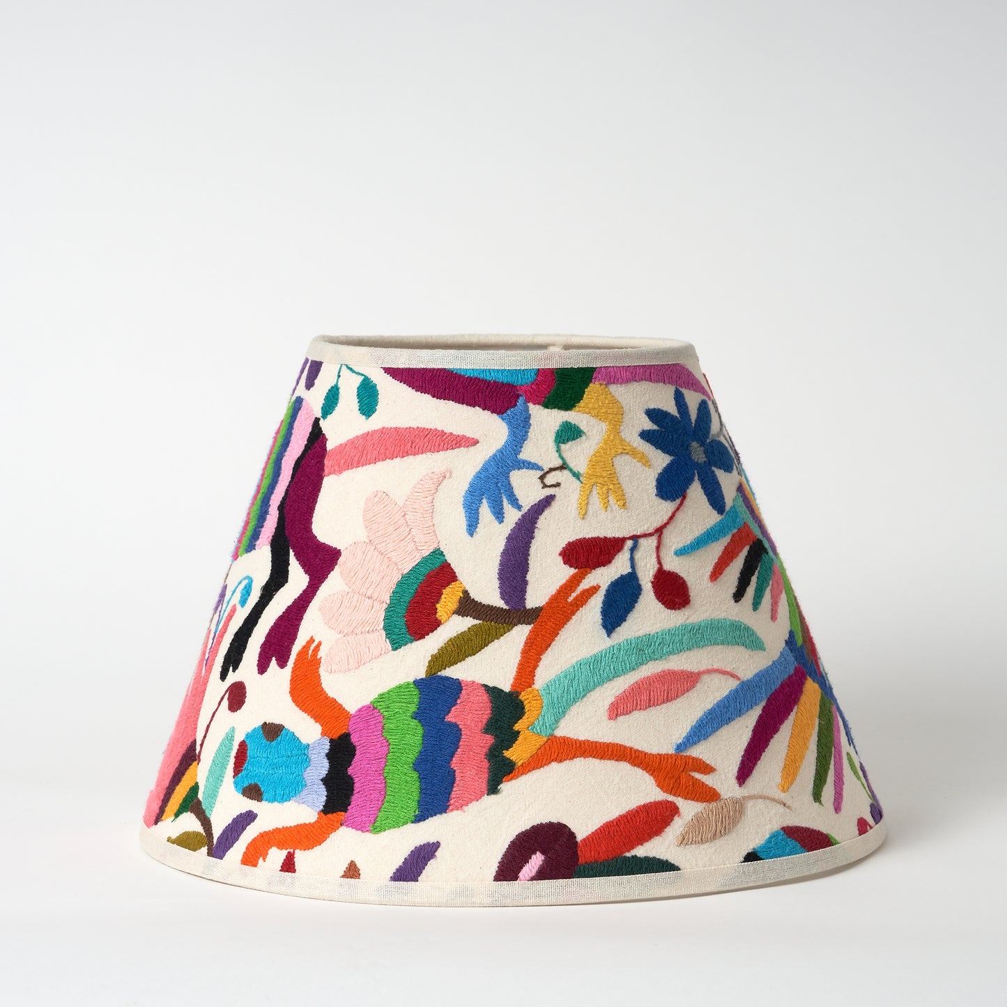 Multicoloured Otomi Empire Lampshade - 30cm diameter
