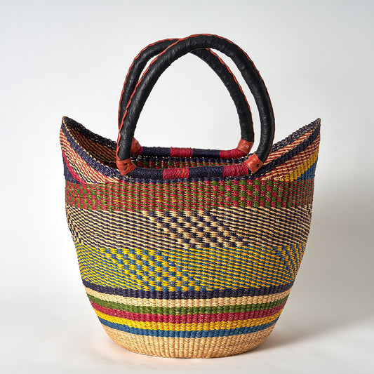 Shopping Basket with handles, Multicoloured