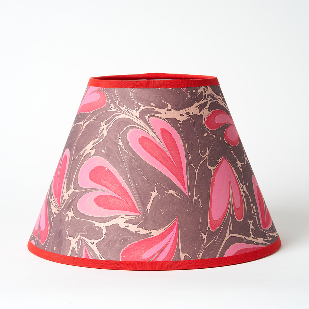 Marbled Paper Lampshade, LOVE - 3 Sizes