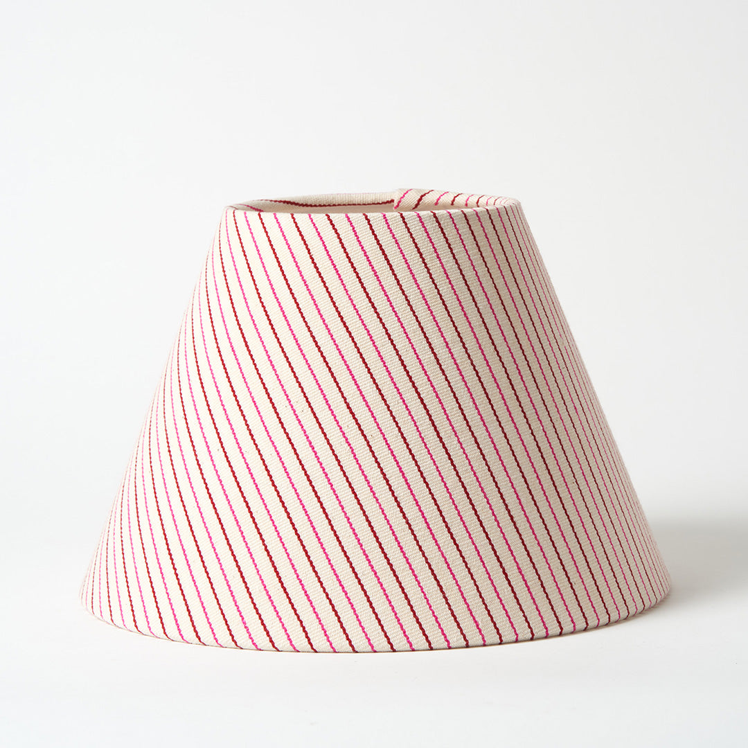 Handwoven Empire Lampshade , Fine Stripe- 2 Sizes