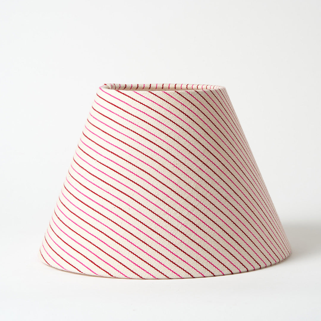 Handwoven Empire Lampshade , Fine Stripe- 2 Sizes