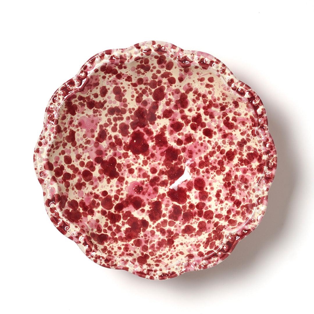 Small Scalloped Decorative/Pudding Bowl - 5 Colourways
